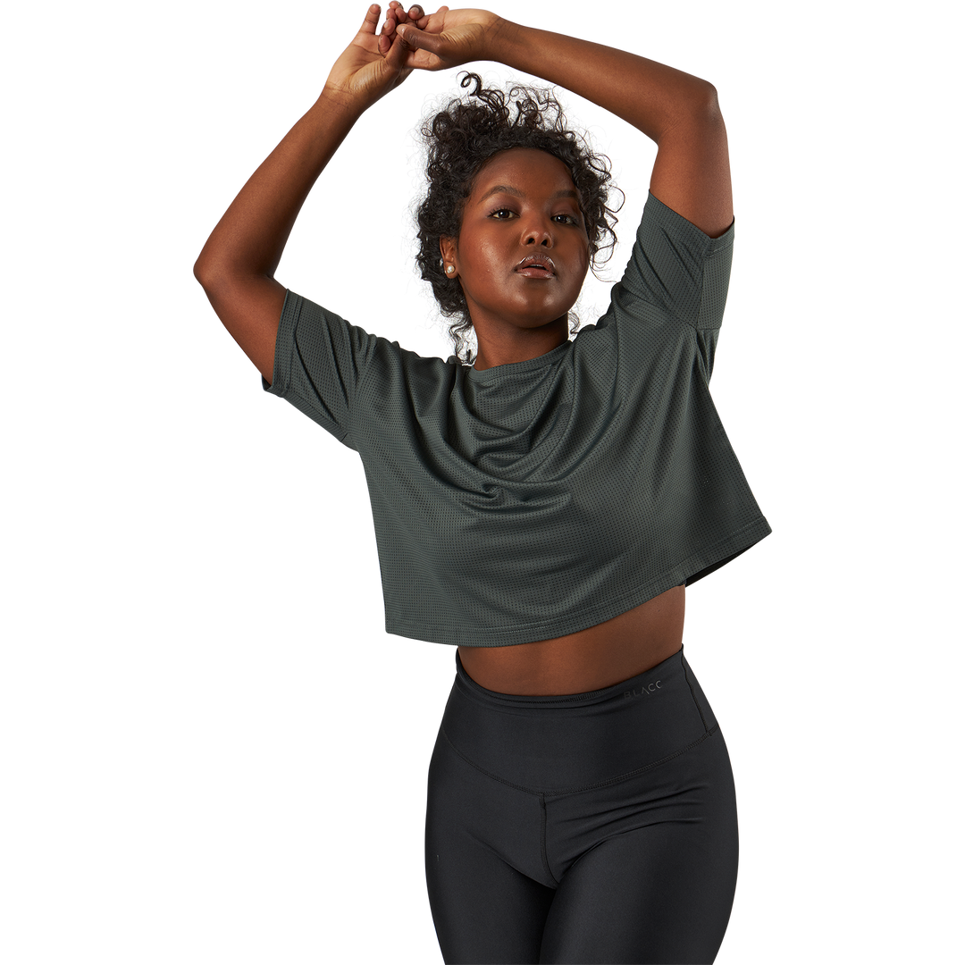 Strict Mesh Tee Green
