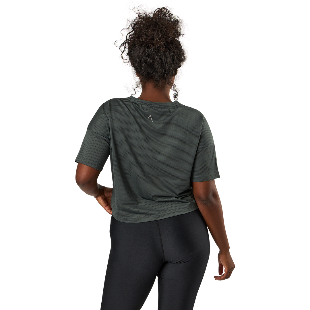 Strict Mesh Tee Green
