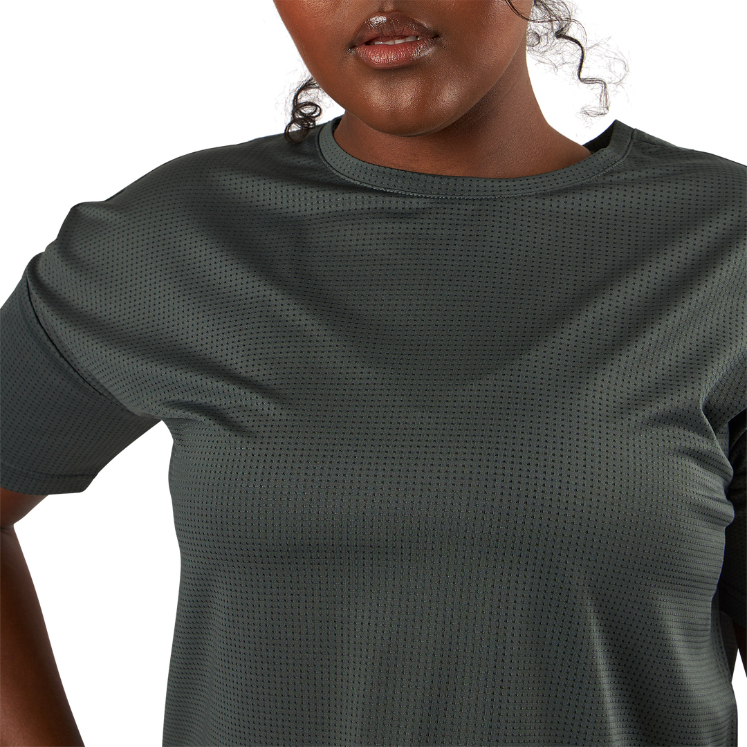 Strict Mesh Tee Green