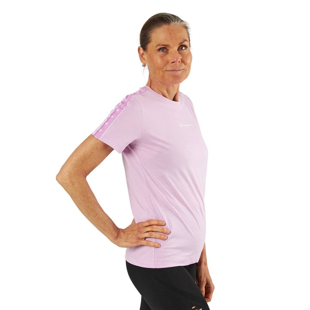 Crewneck T-shirt Orchid Bouquet