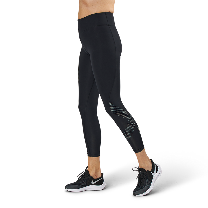 Mid-Rise Compression Tights Black/Grey