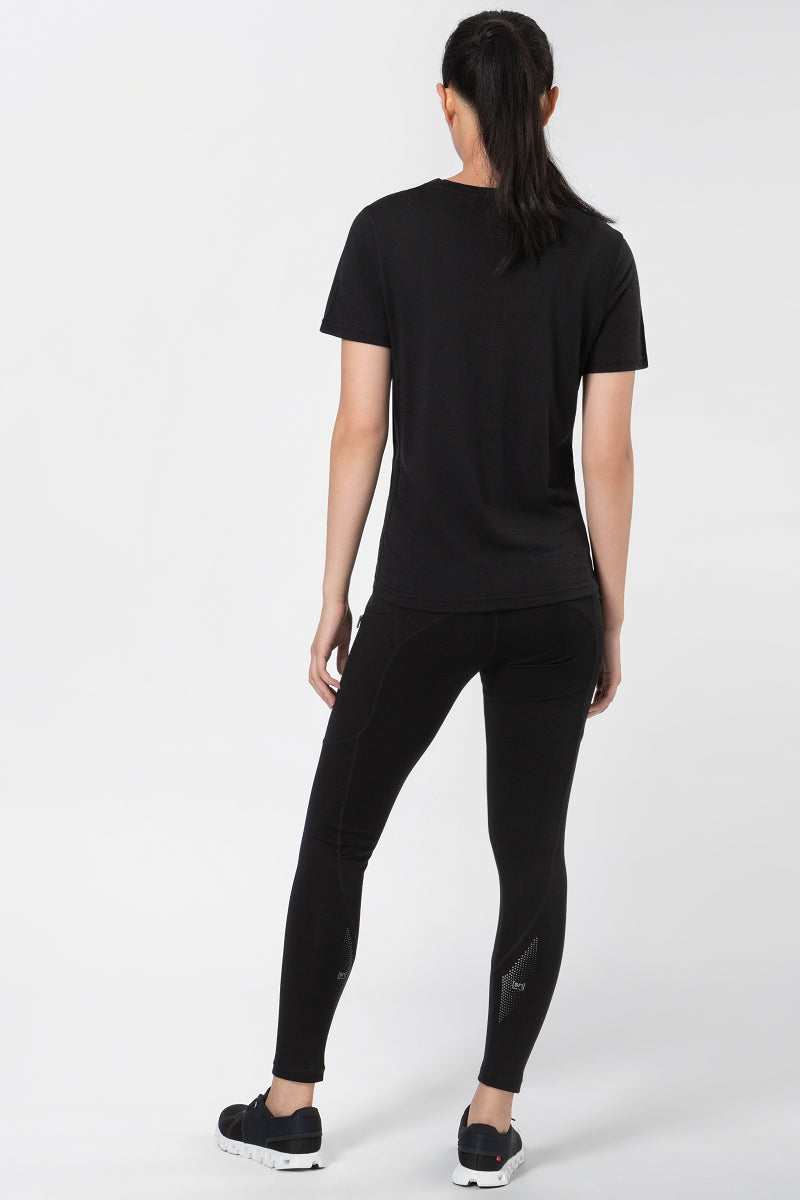 W Windbreaker Tee Black