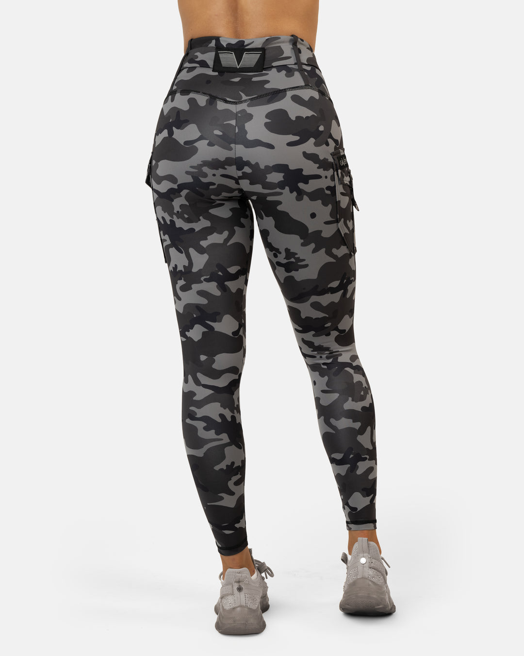 Cargo Camo Stealth Leggings Dark Grey