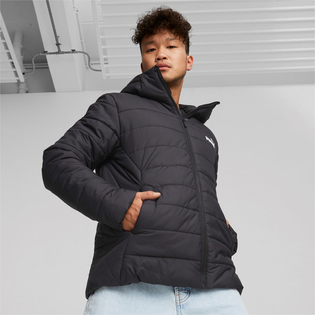 Ess Hooded Padded Jacket Puma Black