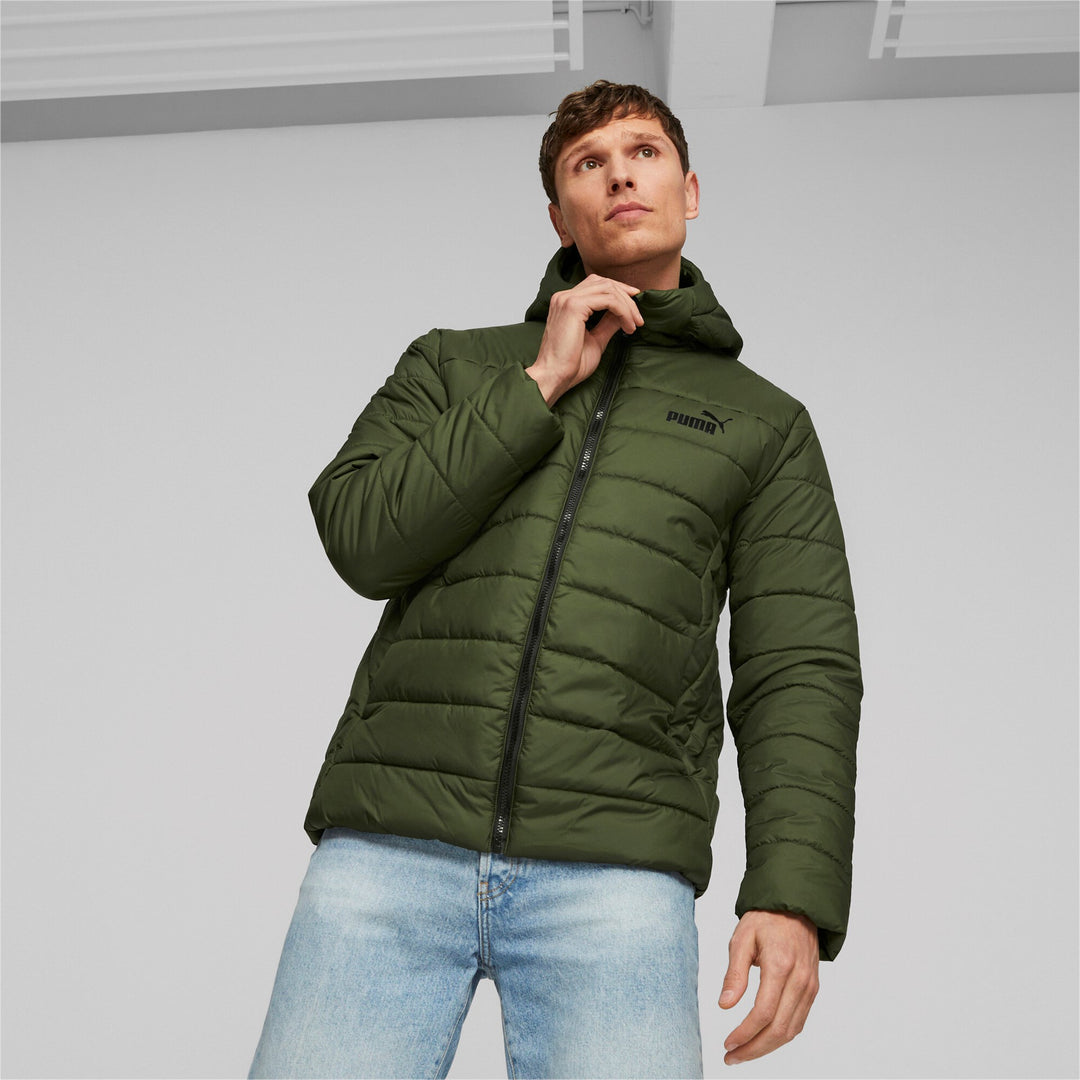 Ess Hooded Padded Jacket Myrtle