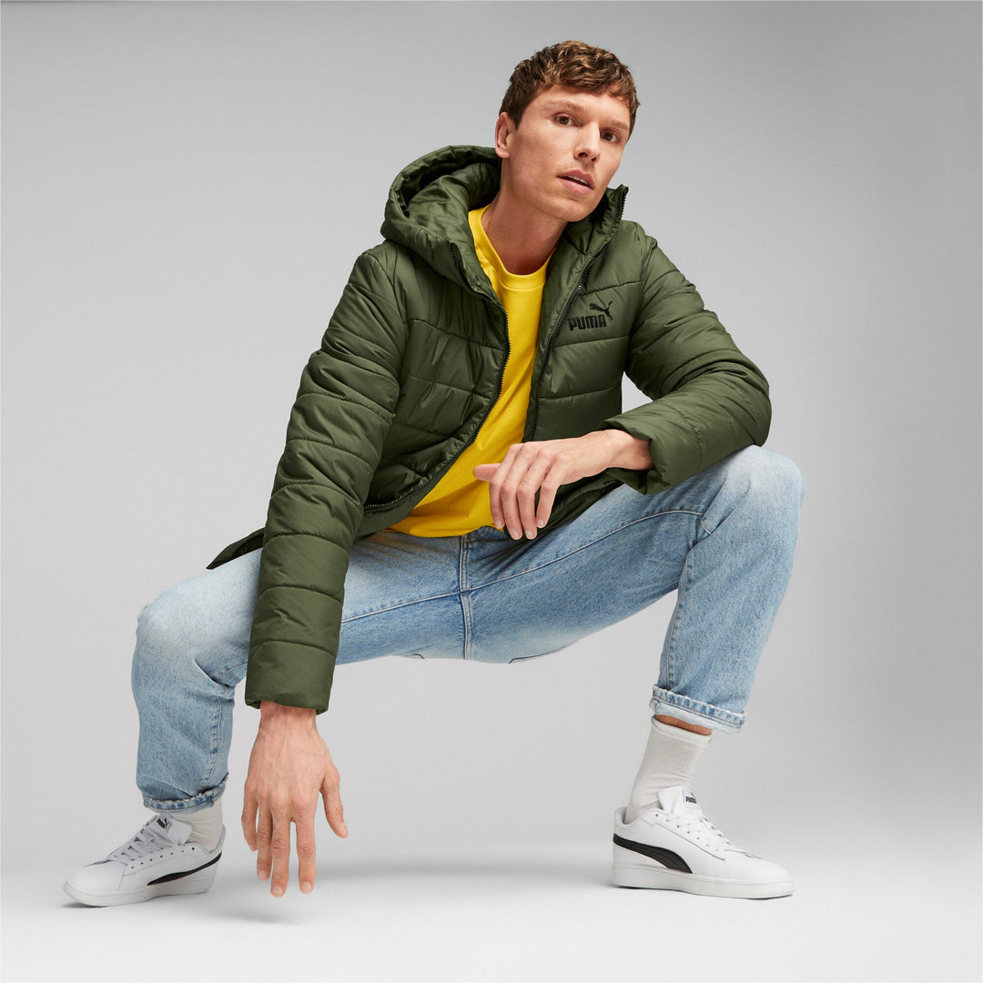 Ess Hooded Padded Jacket Myrtle