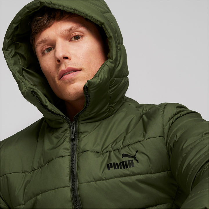 Ess Hooded Padded Jacket Myrtle