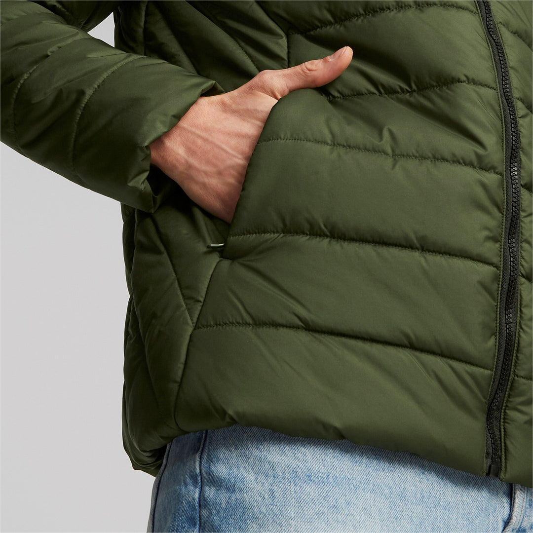 Ess Hooded Padded Jacket Myrtle