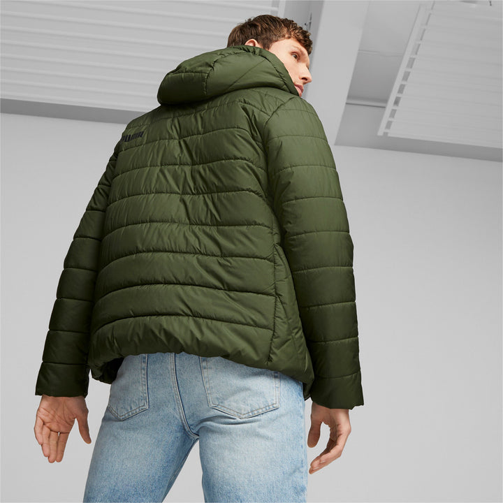 Ess Hooded Padded Jacket Myrtle