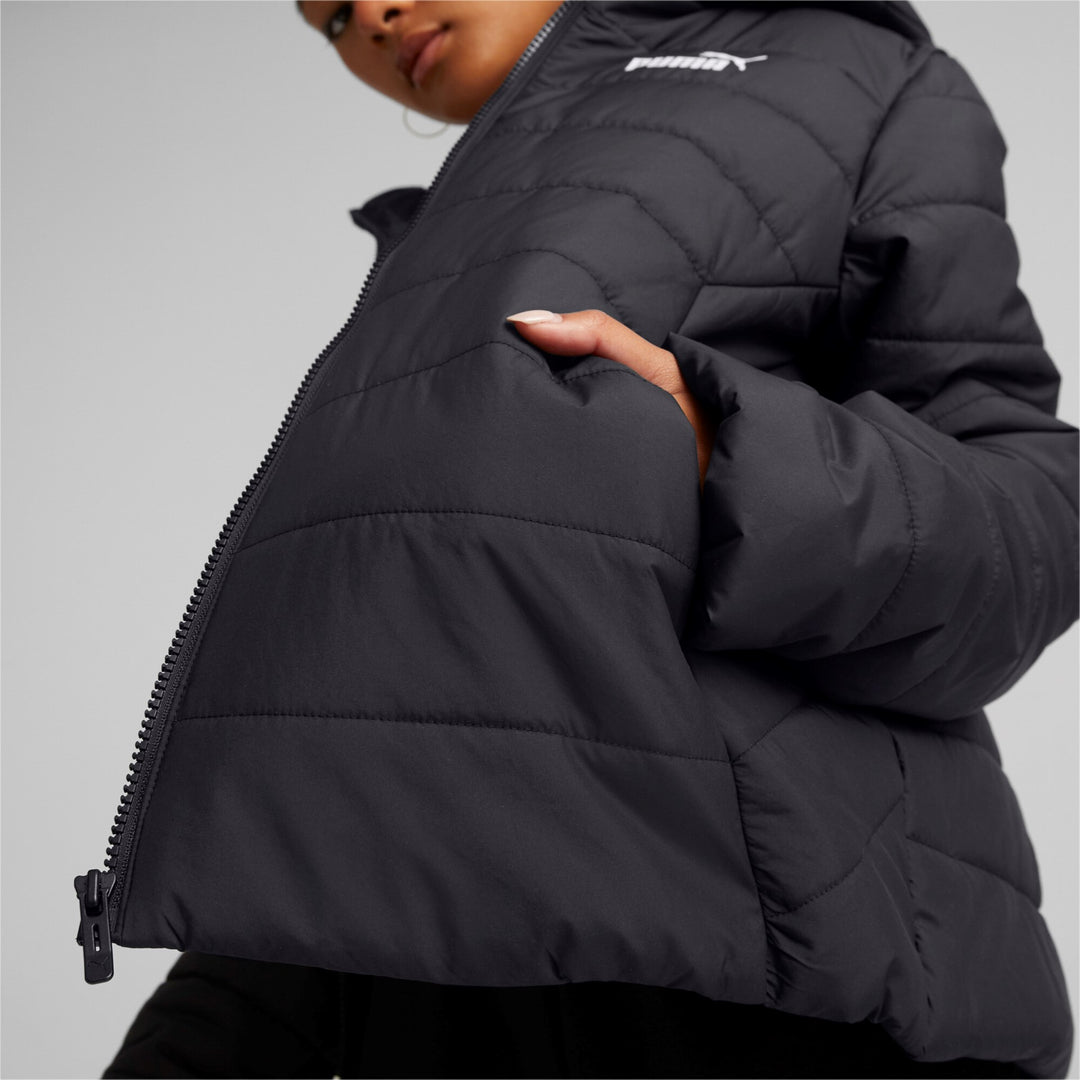 Ess Hooded Padded Jacket Puma Black