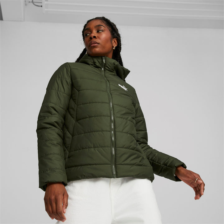 Ess Hooded Padded Jacket Myrtle