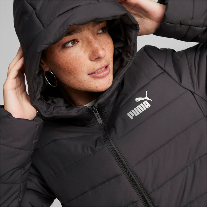 Ess Hooded Padded Coat Puma Black