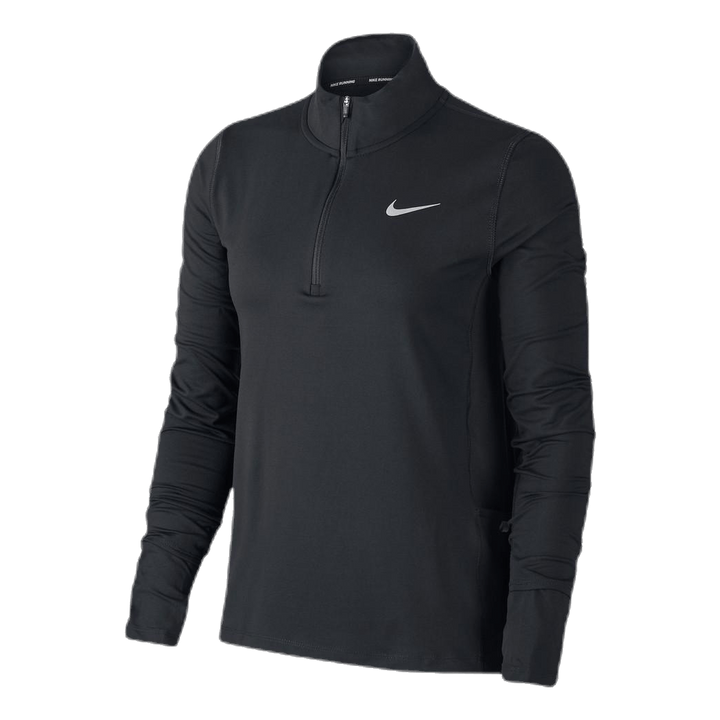 Element Women's 1/2-Zip Running Top BLACK/REFLECTIVE SILV