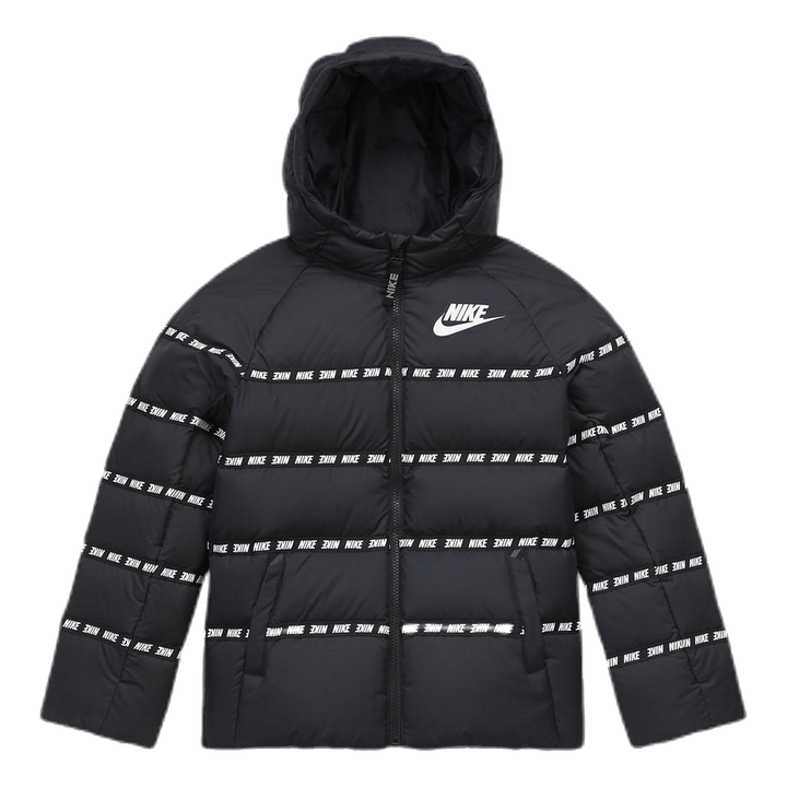 Junior Down Jacket White/Black