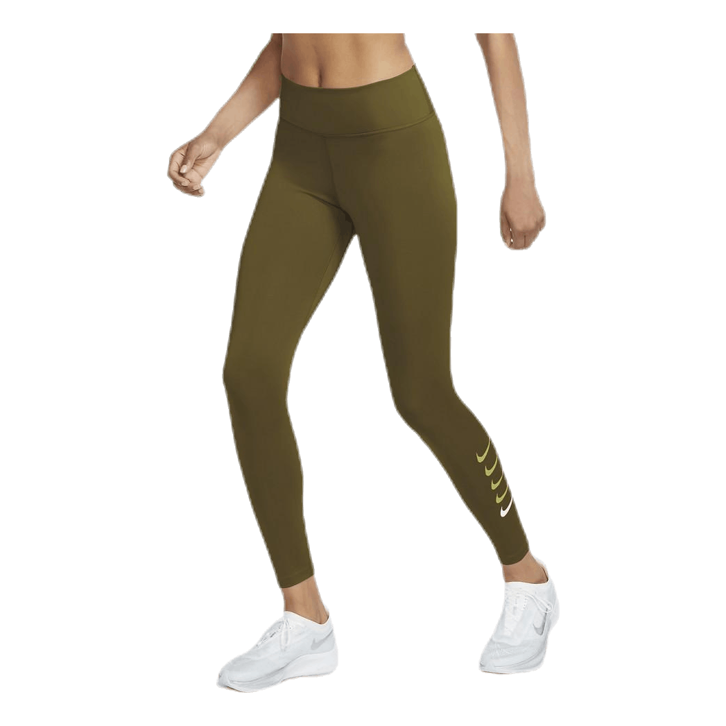 nike green running tights
