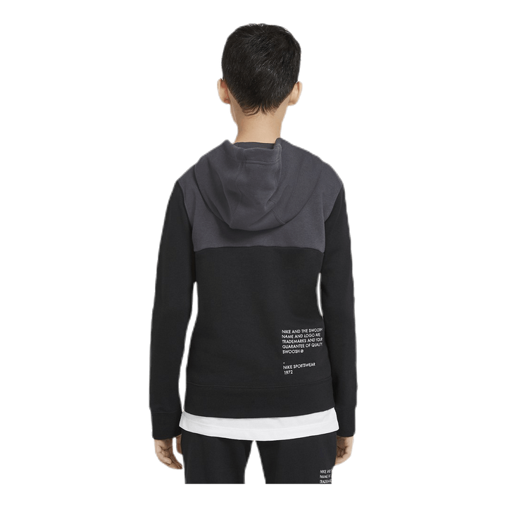 NSW Swoosh Zip Hoodie Junior Black/Grey
