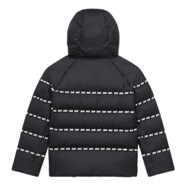 Junior Down Jacket White/Black