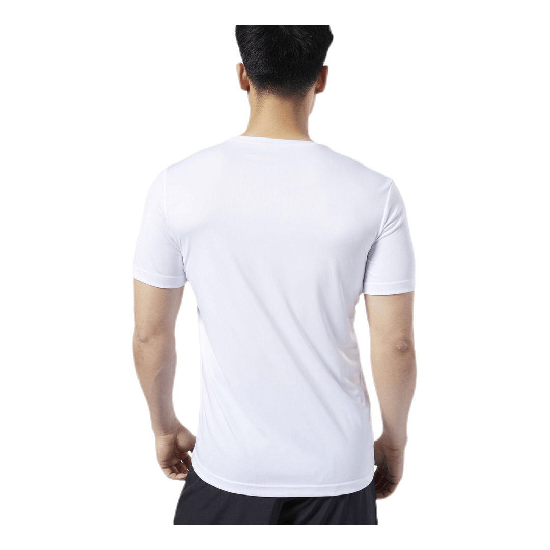 Les Mills Poly Graphic SS Tee White