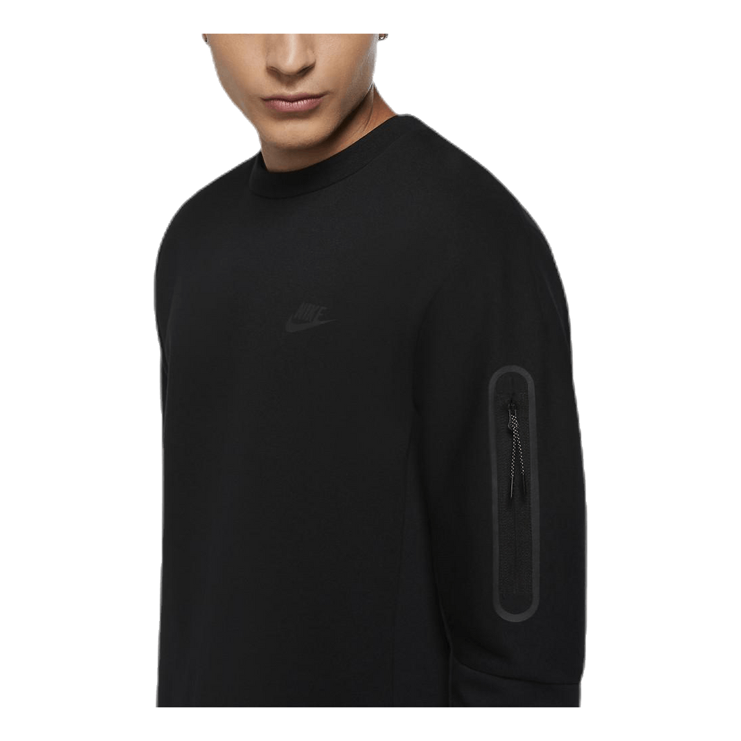 Sportswear Tech Fleece Men's Crew Sweatshirt BLACK/BLACK