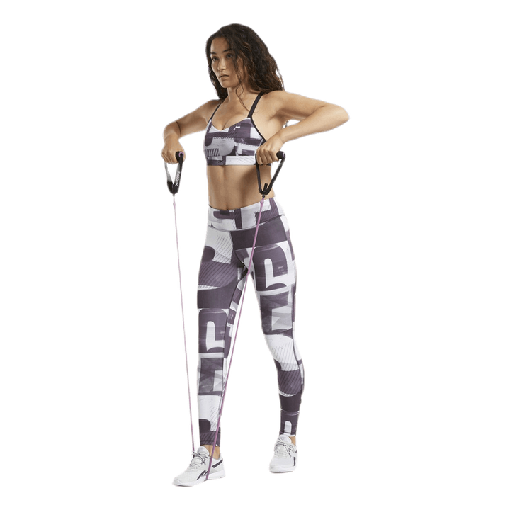 Hero Strappy Bra White/Black