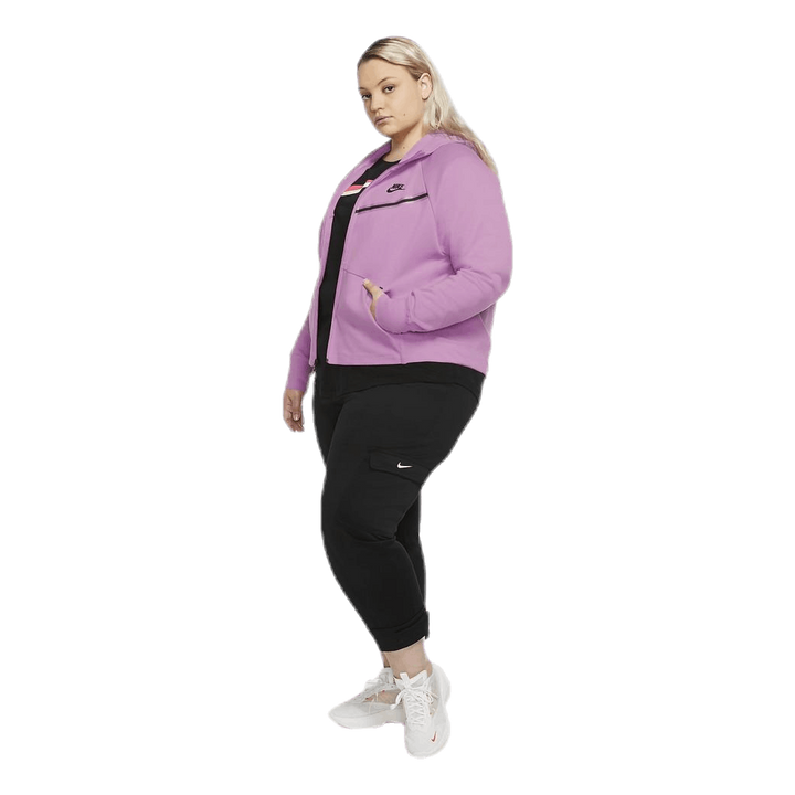 Nsw tch flc wr hoody fz plus Pink