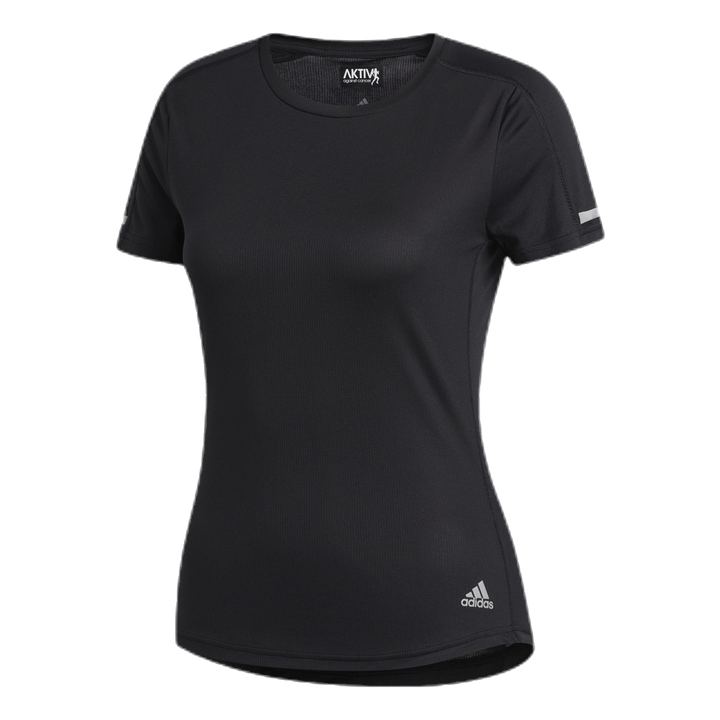 Adidas Run It Short Sleeve Tee Women Black