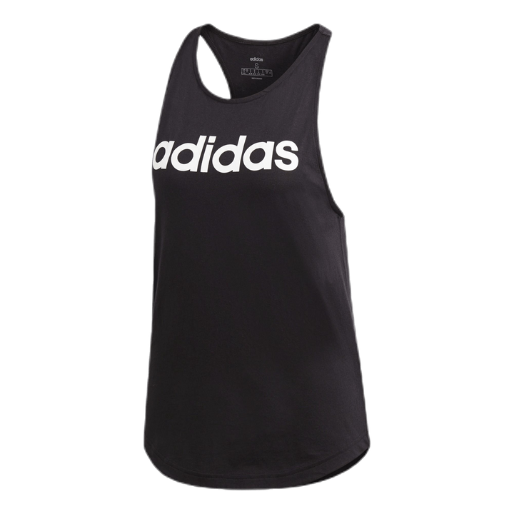 Linear Loose Tank White/Black