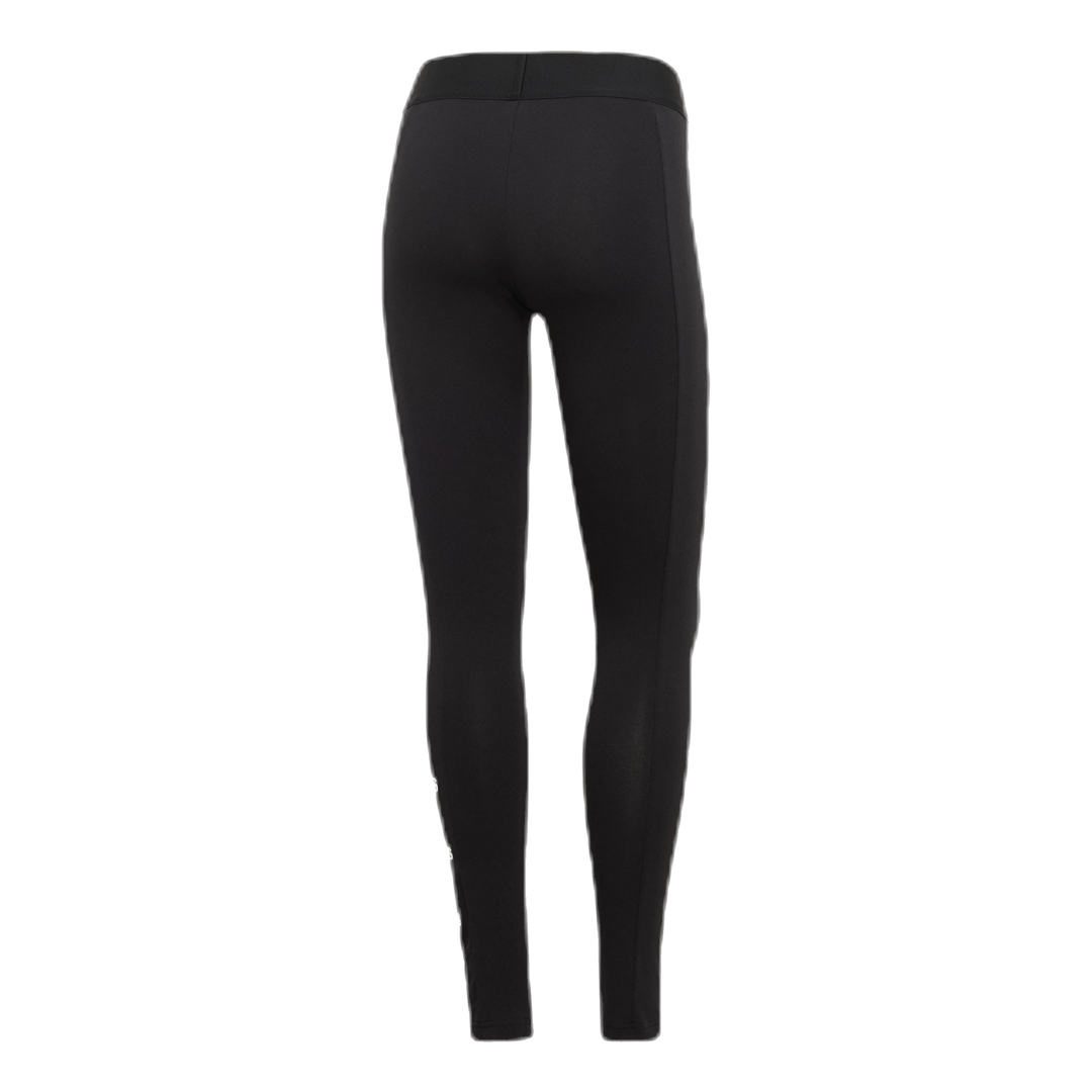 W Stacked Logo Cotton Tights Black / White
