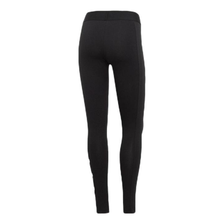 W Stacked Logo Cotton Tights Black / White