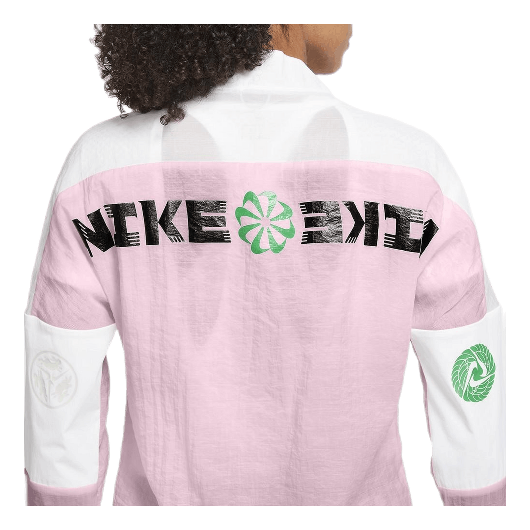 Icon Clash jacket Pink/White