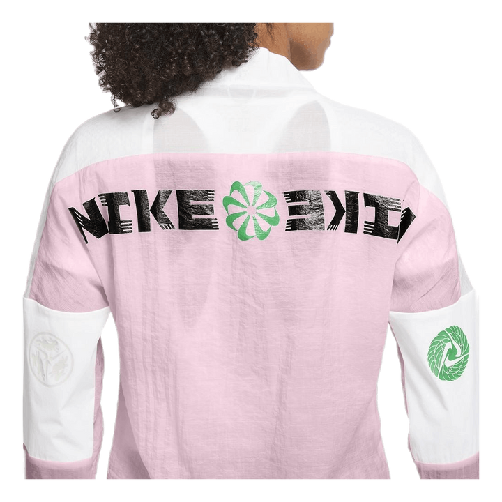 Icon Clash jacket Pink/White