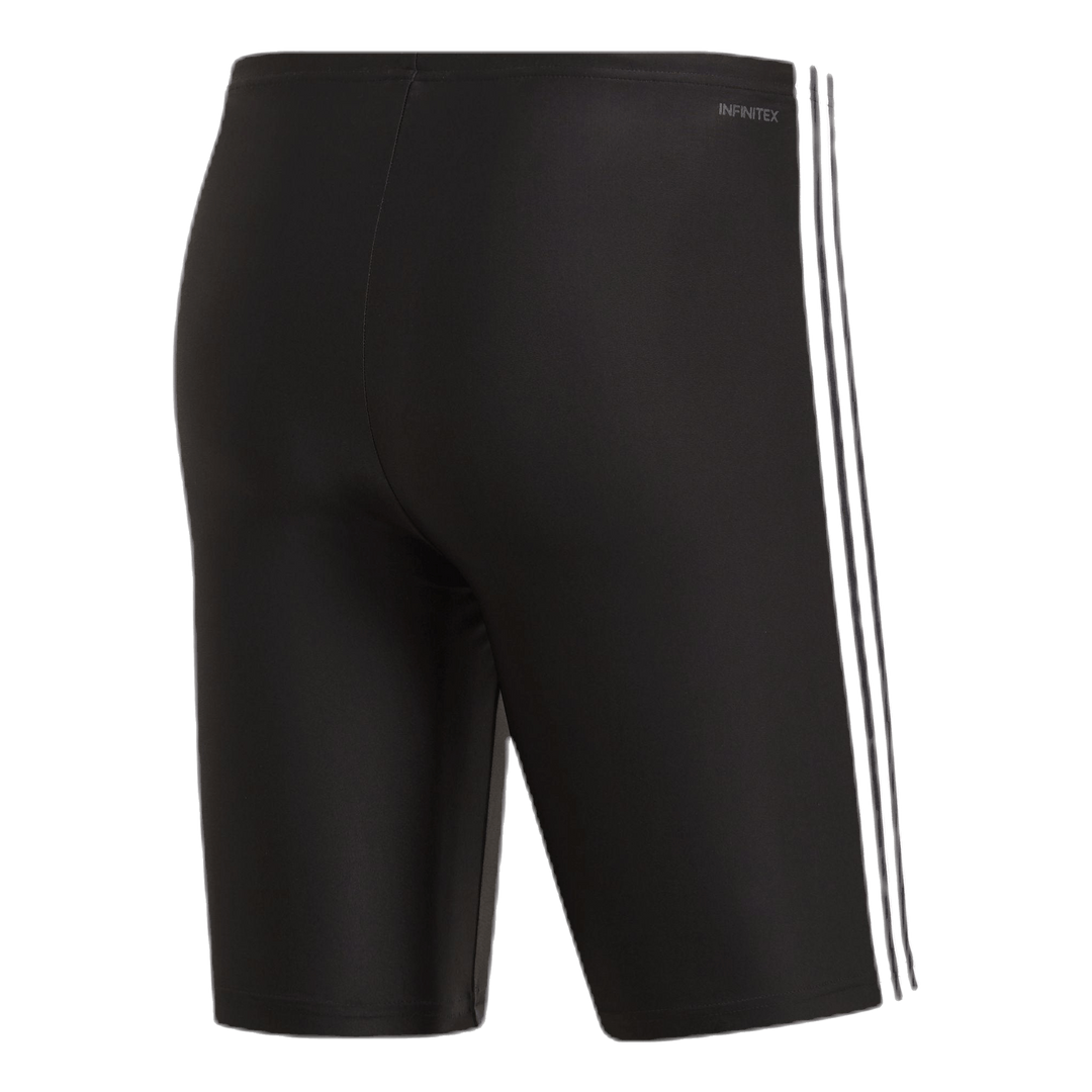 Fitness 3 Stripes Swim Jammer Black / White