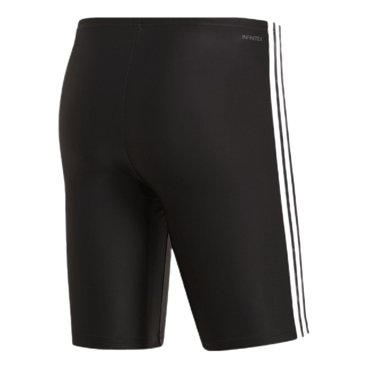 Fitness 3 Stripes Swim Jammer Black / White