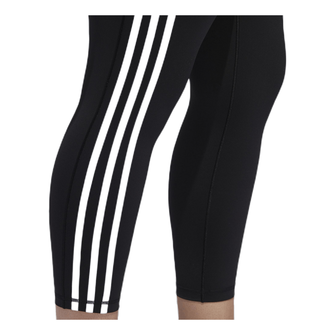 Believe This 2.0 3 Stripe 7/8 Tight Plus Size Black / White