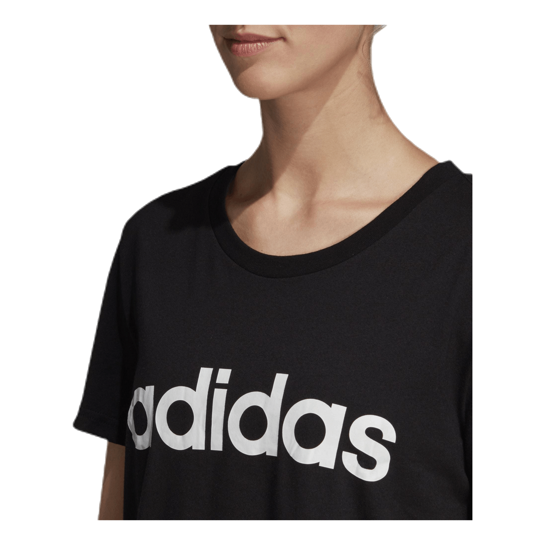 Essentials Linear Slim Tee Black / White