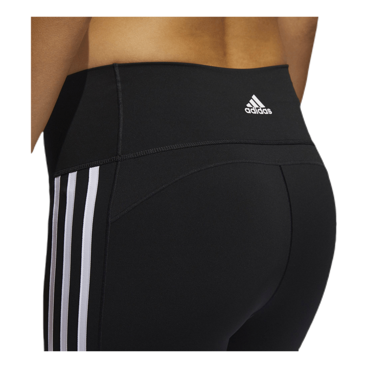 Believe This 2.0 3 Stripe 7/8 Tight Black / White