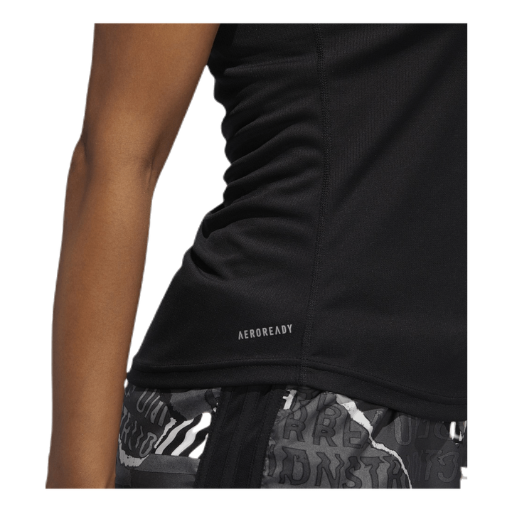 Adidas Run It Short Sleeve Tee Women Black
