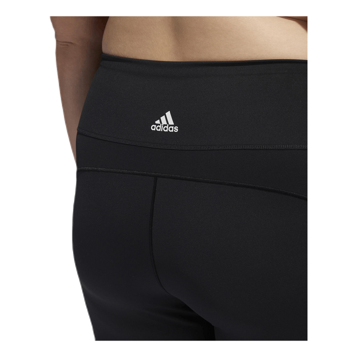 Believe This 2.0 3 Stripe 7/8 Tight Plus Size Black / White