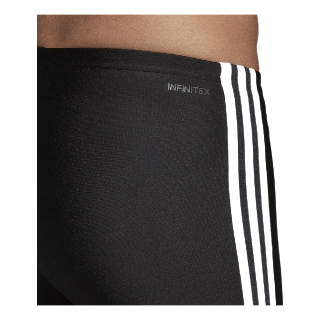 Fitness 3 Stripes Swim Jammer Black / White