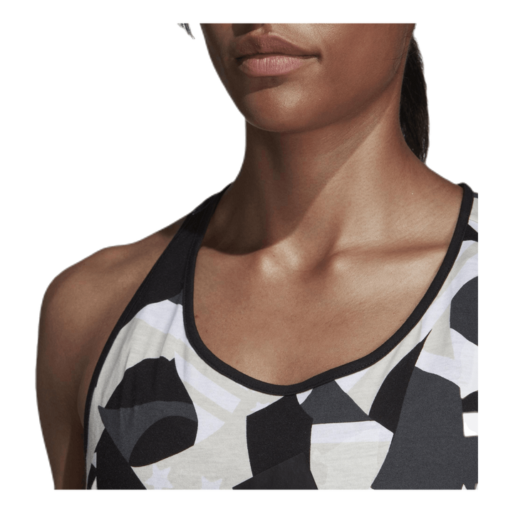 Sid All Over Print Tank White/Black