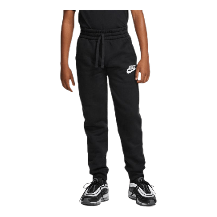 Sportswear Club Fleece Big Kids' Pants BLACK/BLACK/WHITE