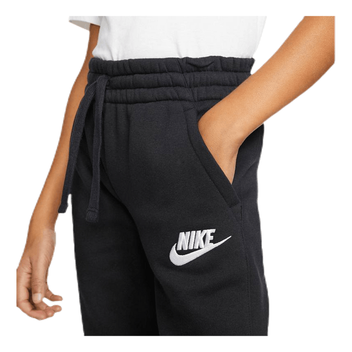 Sportswear Club Fleece Big Kids' Pants BLACK/BLACK/WHITE