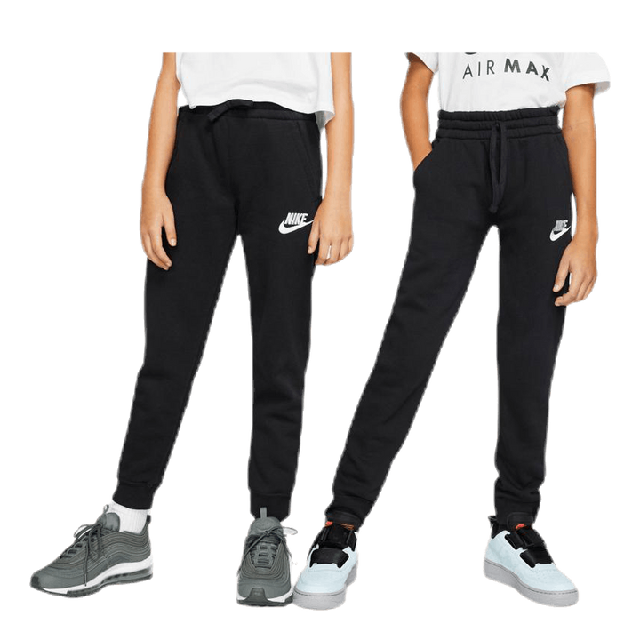 Sportswear Club Fleece Big Kids' Pants BLACK/BLACK/WHITE