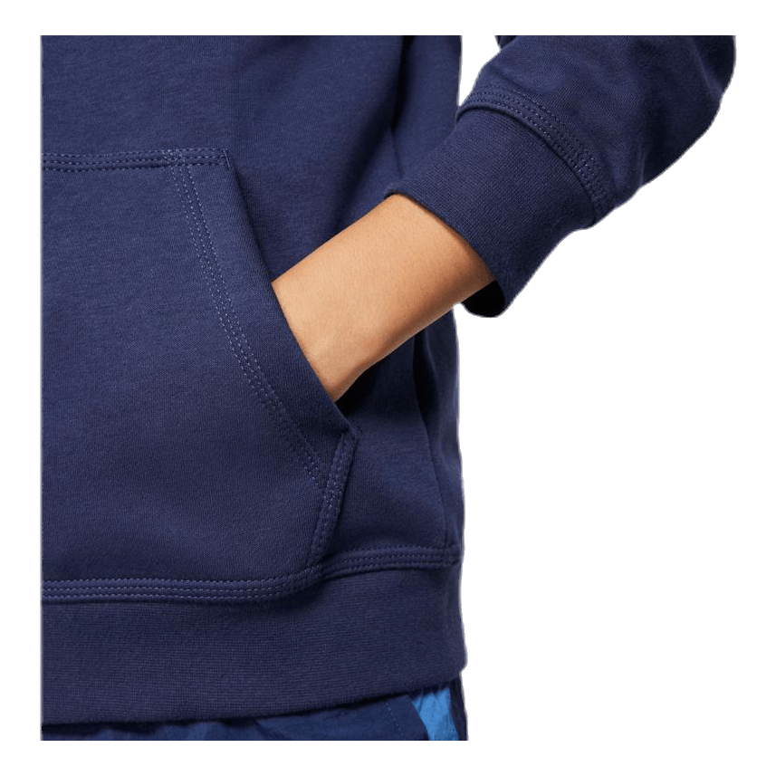 Sportswear Club Big Kids' Full-Zip Hoodie MIDNIGHT NAVY/MIDNIGHT NAVY/WHITE