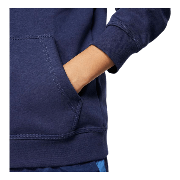 Sportswear Club Big Kids' Full-Zip Hoodie MIDNIGHT NAVY/MIDNIGHT NAVY/WHITE