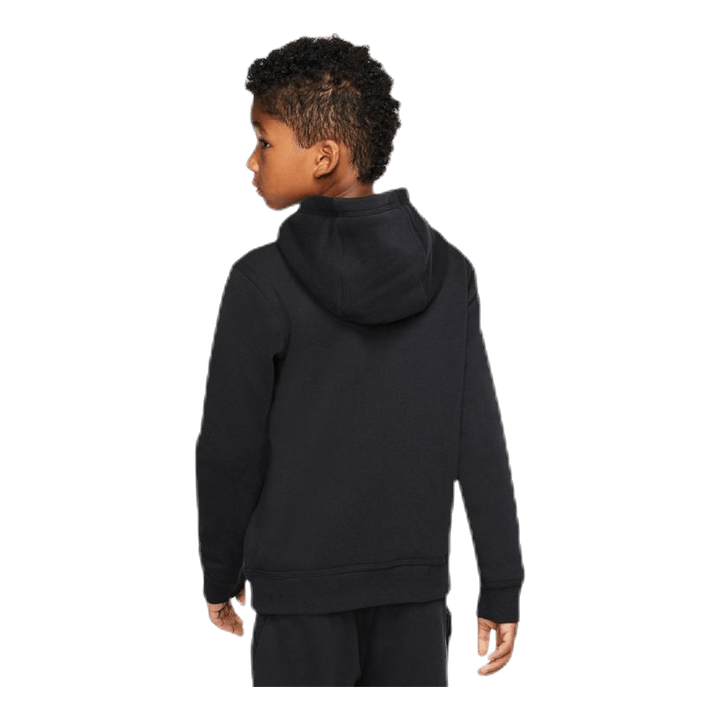 Sportswear Club Big Kids' Pullover Hoodie BLACK/WHITE