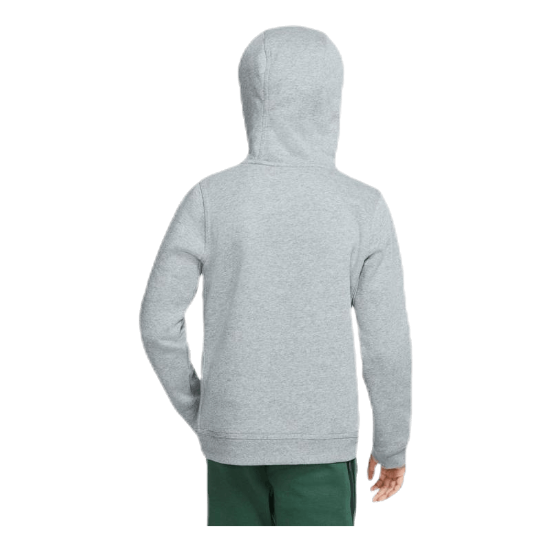 Sportswear Club Big Kids' Pullover Hoodie CARBON HEATHER/WHITE