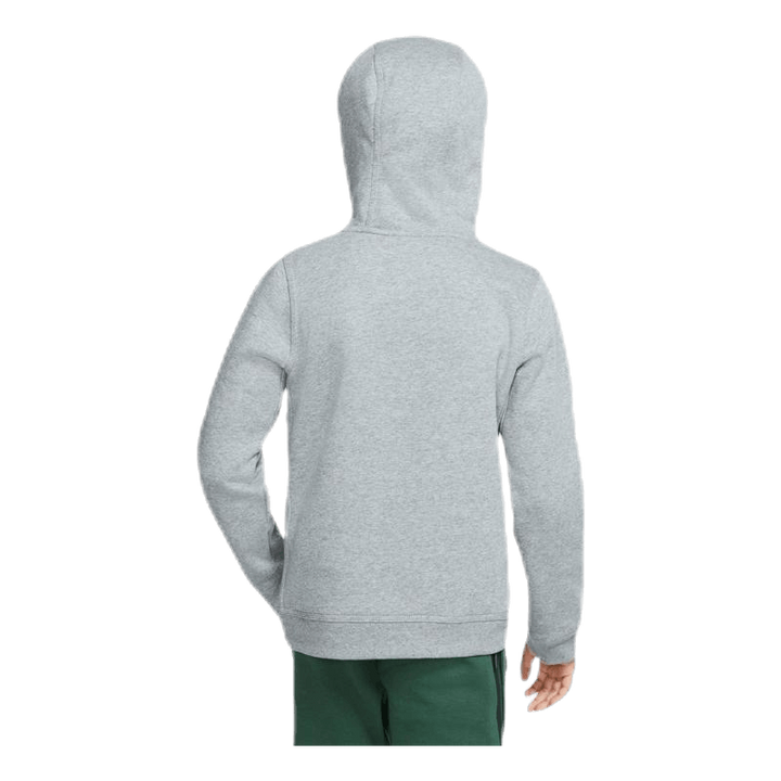 Sportswear Club Big Kids' Pullover Hoodie CARBON HEATHER/WHITE