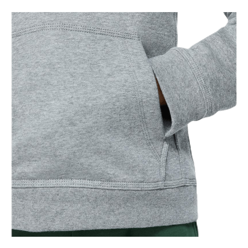 Sportswear Club Big Kids' Pullover Hoodie CARBON HEATHER/WHITE