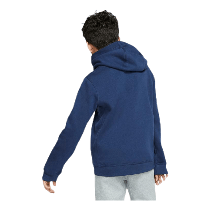 Sportswear Club Big Kids' Pullover Hoodie MIDNIGHT NAVY/WHITE